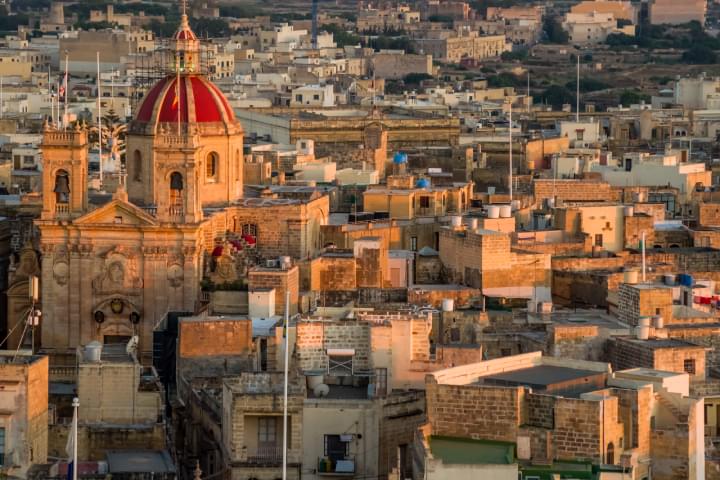 Blick auf Malta-Stadt