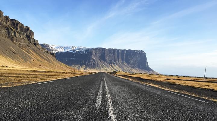 Strasse in Island