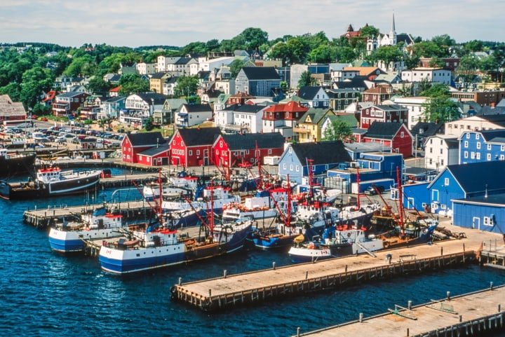 Bunte Häuser in Lunenberg