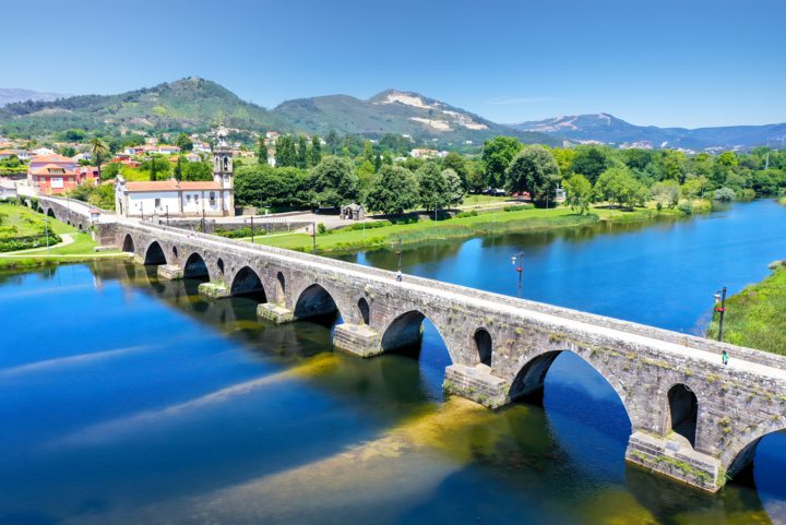 Die Ponte de Lima Brücke in Portugal