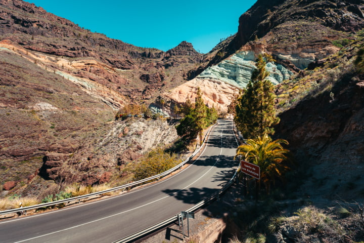 Strasse auf Gran Canaria