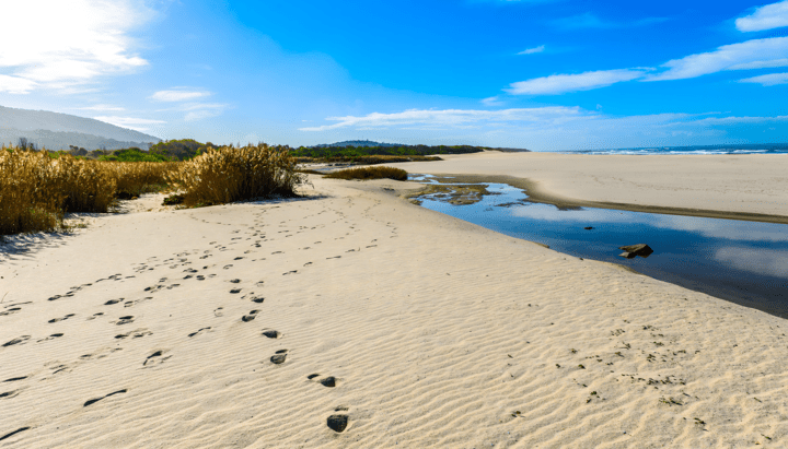 Der Strand und Sand bei Afife