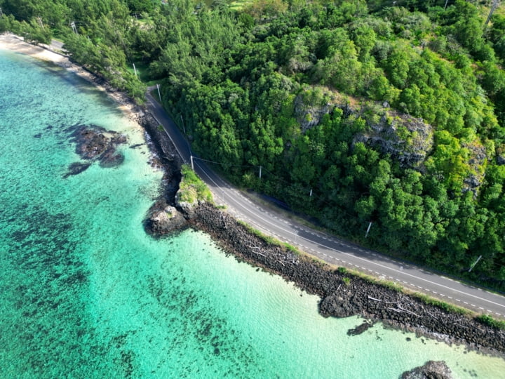 Küstenstrasse auf Mauritius