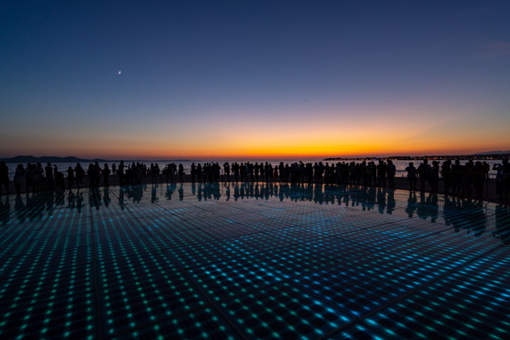 Lichtinstallation "Gruss an die Sonne"
