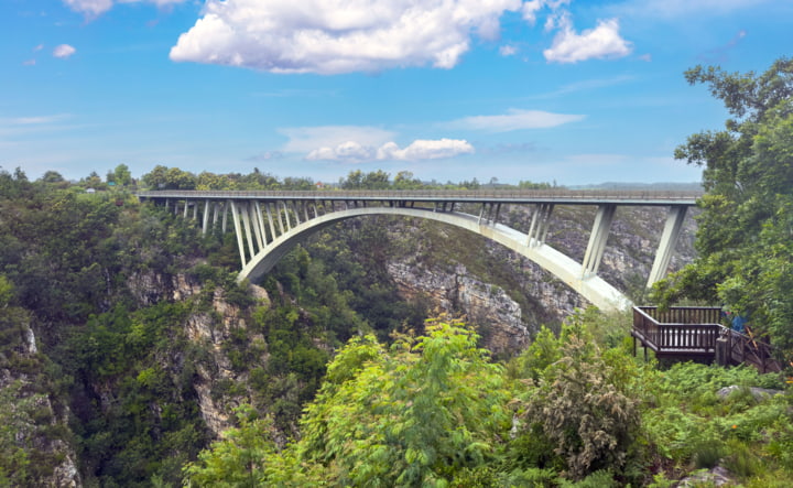 Bloukrans Brücke entlang der Garden Route