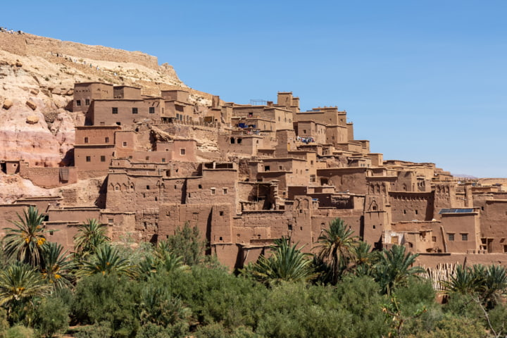 Die UNESCO-Weltkulturerbestätte Aït-Ben-Haddou