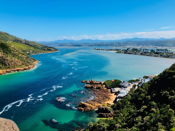Ausblick von den Knysna Heads
