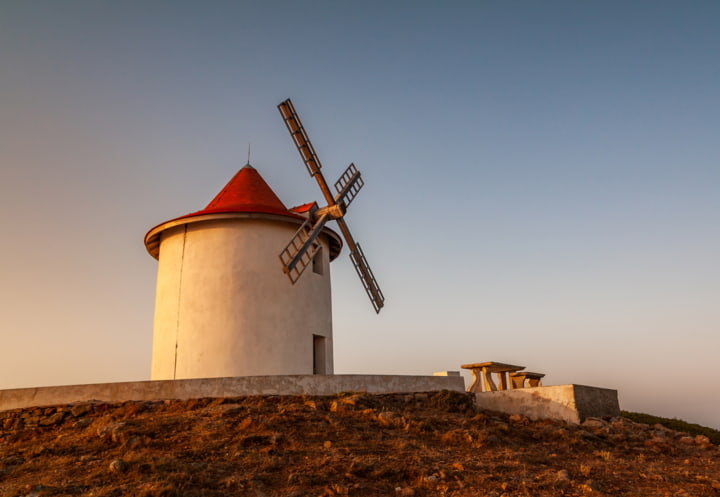 Moulin Mattei, das Wahrzeichen des Cap Corse